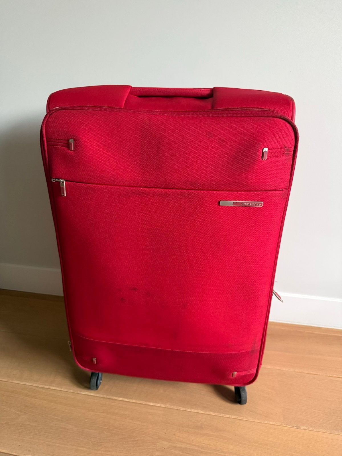 Samsonite Superlight Spinner 78/29 Exp Koffer - Rood, Ophalen, 30 cm of meer, Gebruikt, 60 tot 80 cm
