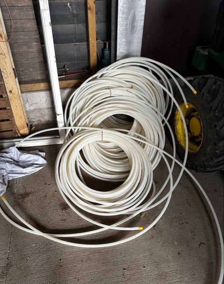 Vloerverwarming buizen, diverse lengtes, Ophalen, Gebruikt, Pvc, 6 meter of meer