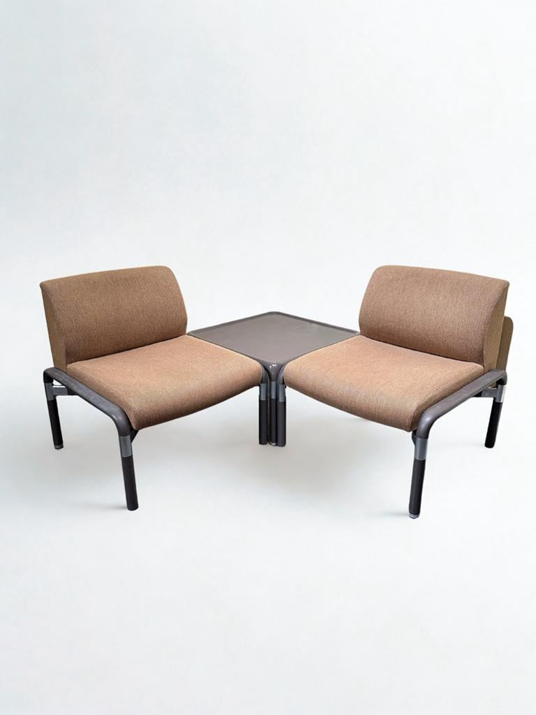 Vintage Modulaire Midcentury Wilkhahn Bank Fauteuil Spaceage, Ophalen of Verzenden, Gebruikt, Kunststof, 50 tot 75 cm