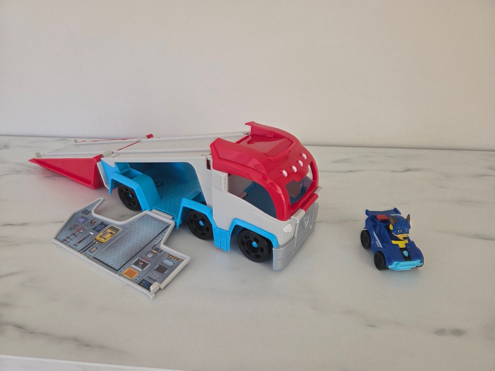 Paw Patrol Paw Patroller met Chase voertuig, Ophalen of Verzenden, Gebruikt