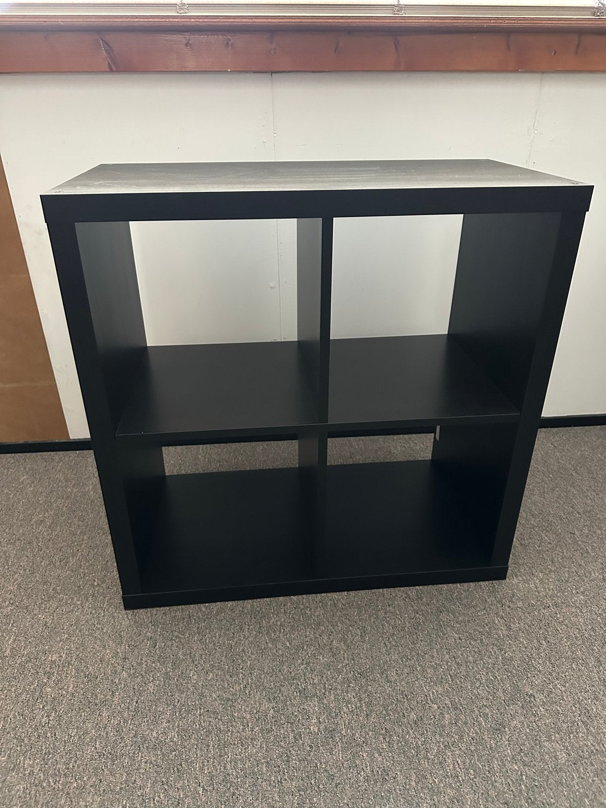 IKEA KALLAX Kast 4 vakken  Zwartbruin - Handig en Compact, Ophalen, Zo goed als nieuw