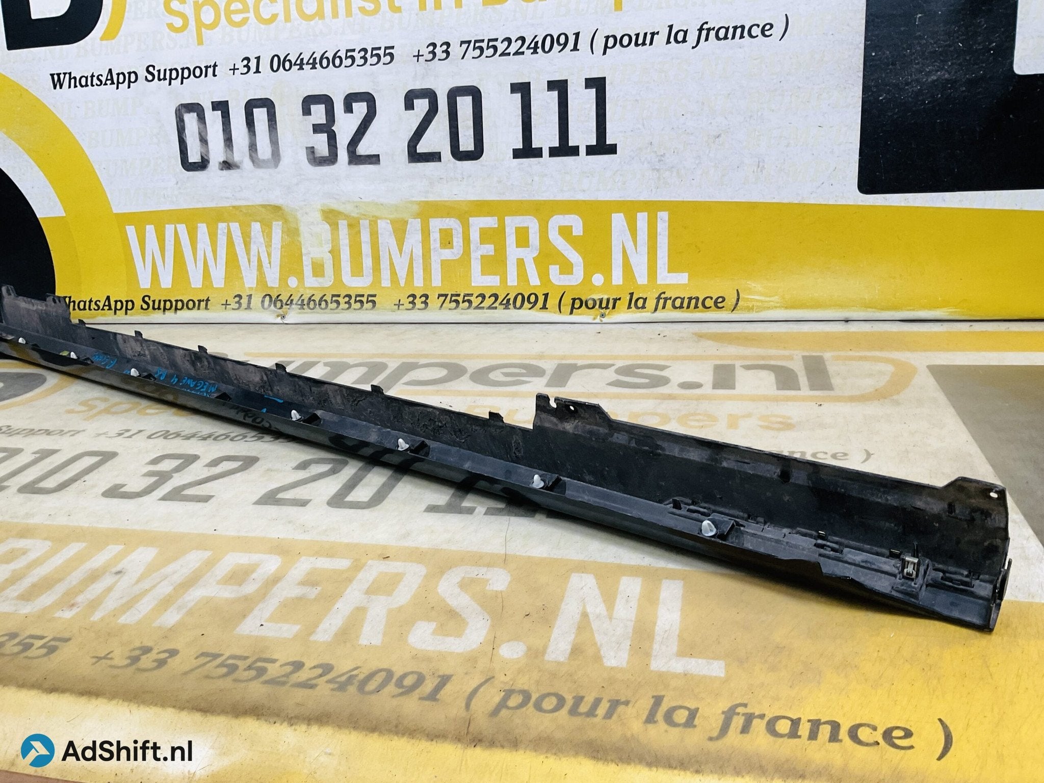 Zijskirt Renault Megane 4 RSline RS Line 2016-2021 Recht Dor, Bumper