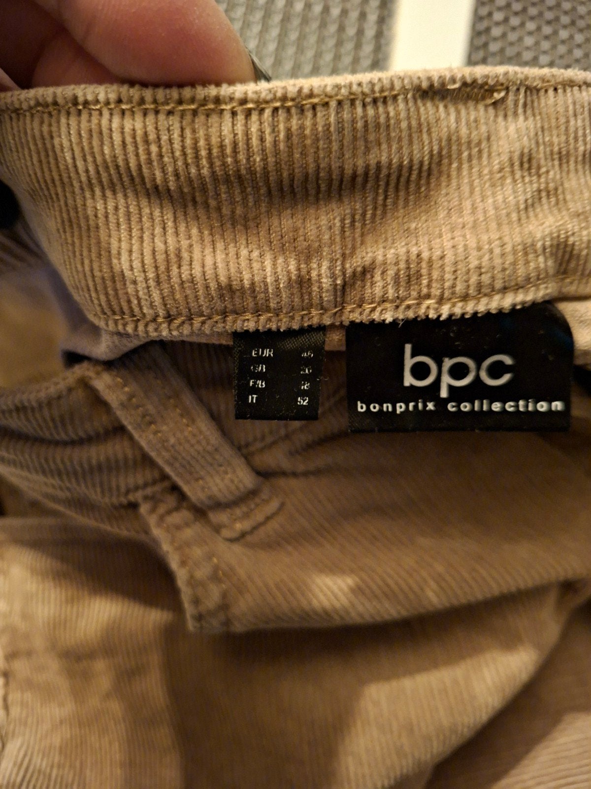BPC Bonprix Collection Corduroy Broek Maat 44, Kleding | Dames, Maat 42/44 (L), Ophalen of Verzenden, Zo goed als nieuw, BPC Bonprix Collection