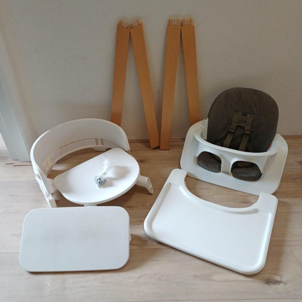 Stokke Steps kinderstoel (babyset met tafelblad), Ophalen, 250 meter of meer