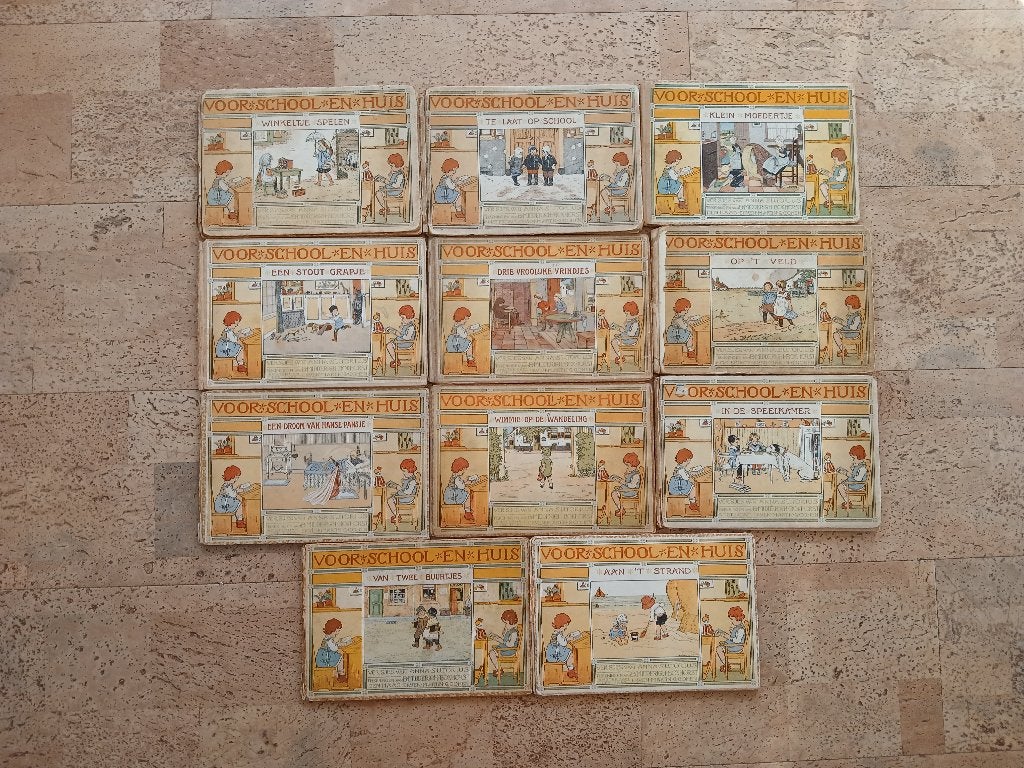 11 x antieke boekje Voor School en Huis Anna Sutorius 1915, Ophalen of Verzenden, Gelezen, Fictie algemeen