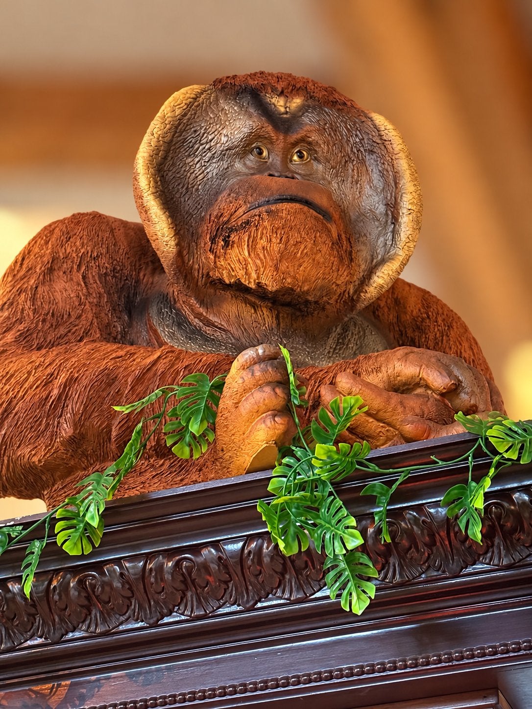 Orang-oetan zittend 70 cm – groot junglebeeld – decoratie, Tickets en Kaartjes, Eén persoon, Overige typen