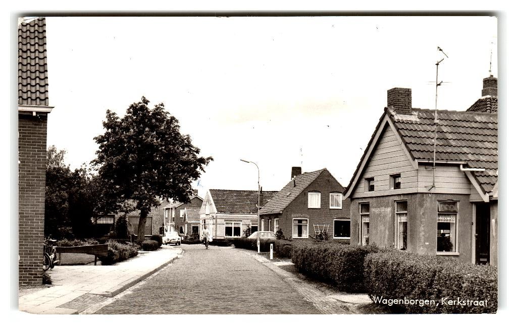 Wagenborgen, Kerkstraat, Verzenden, 1960 tot 1980, Gelopen, Groningen