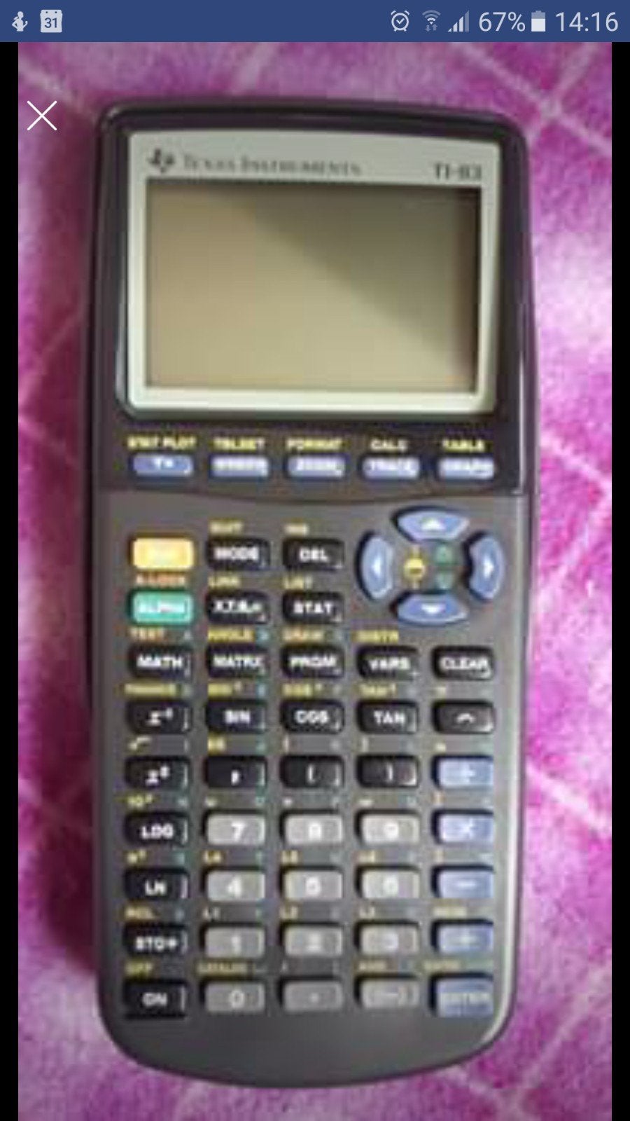 TI-83 Grafische rekenmachine., Diversen, Ophalen, Grafische rekenmachine, Nieuw