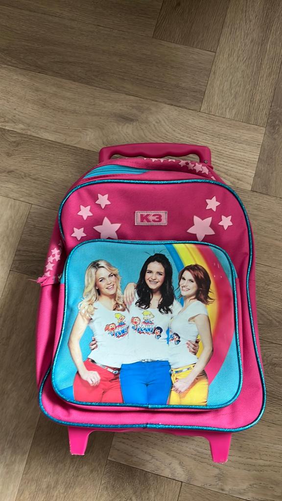 K3 Trolley rugzak - Roze, Gebruikt, Ophalen of Verzenden, Minder dan 25 cm, Overige merken