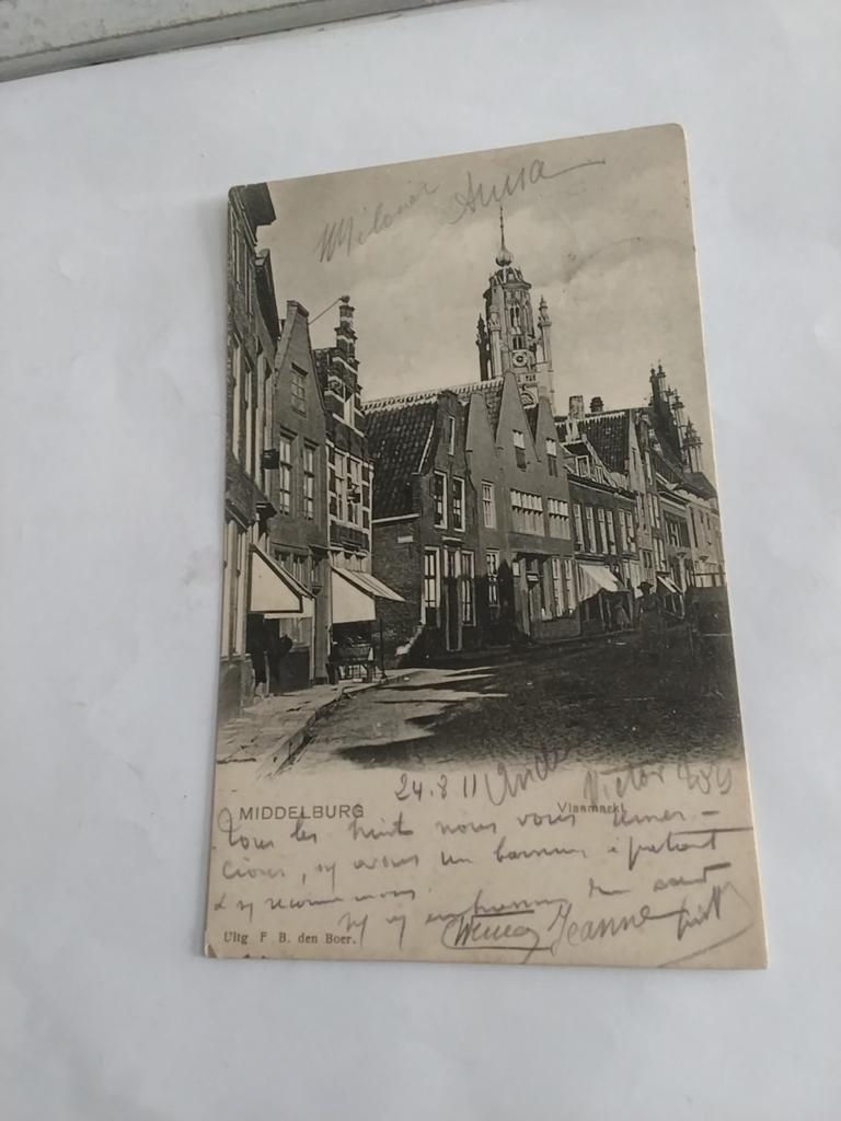 MIDDELBURG. 1911. VLASMARKT, Ophalen of Verzenden, Voor 1920, Zeeland