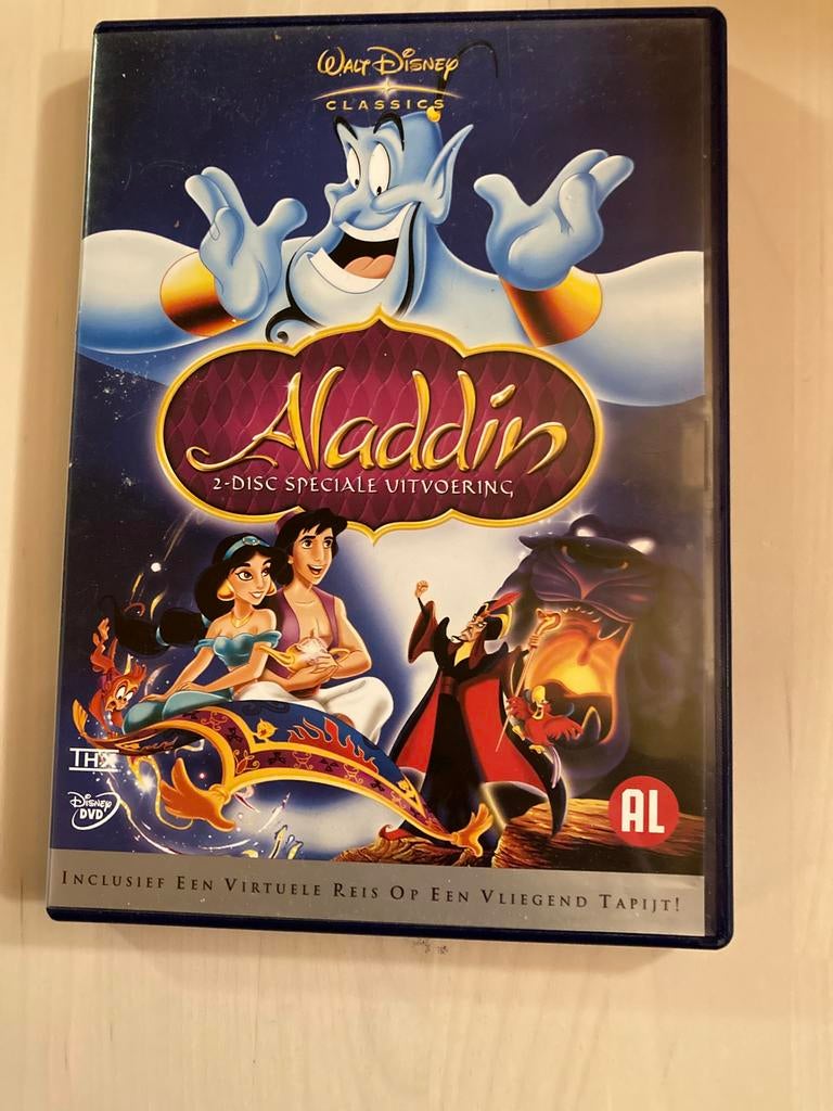 Disney dvd Aladdin bijzondere editie, Tekenfilm, Ophalen of Verzenden, Zo goed als nieuw, Alle leeftijden