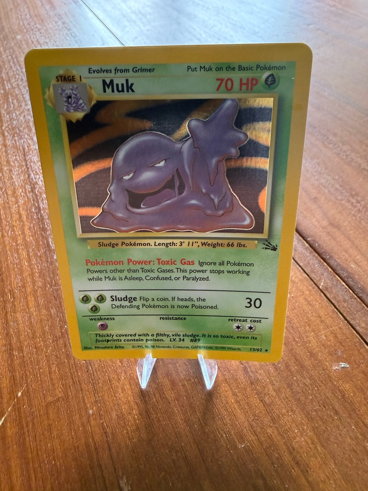 Muk 13/62 Fossil Set, Ophalen of Verzenden, Zo goed als nieuw, Losse kaart, Foil