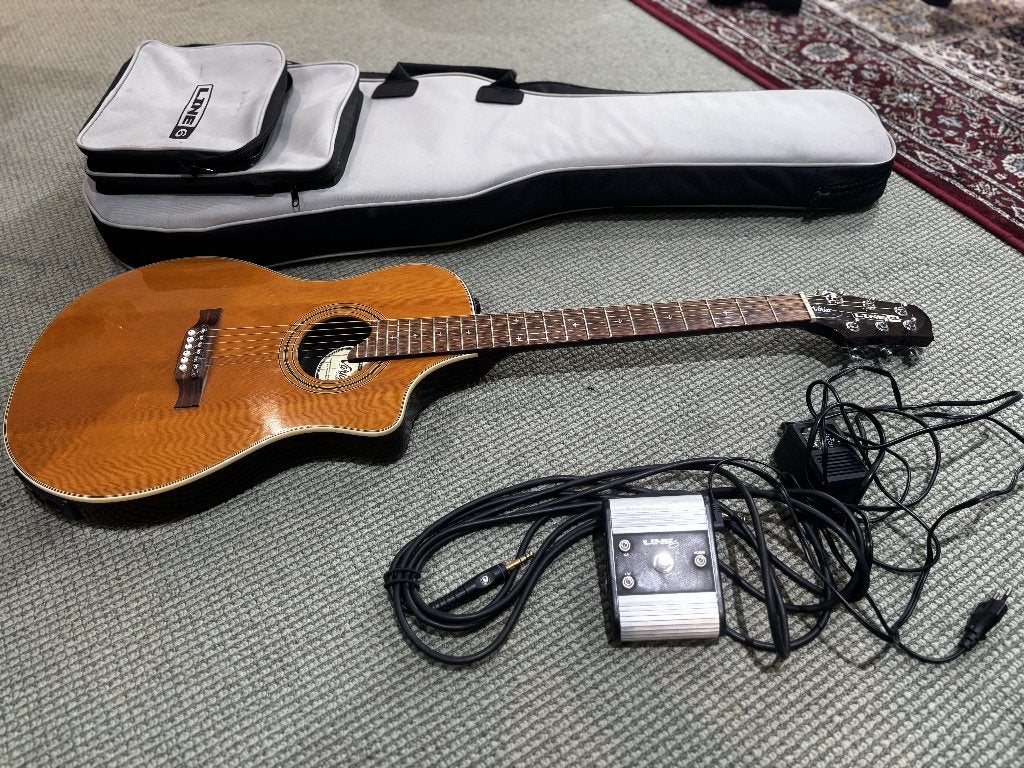 Line 6 Variax acoustic 700 Western Gitaar Steelstring Line6, Ophalen of Verzenden, Gebruikt, Western- of Steelstringgitaar, Met (piezo-)element