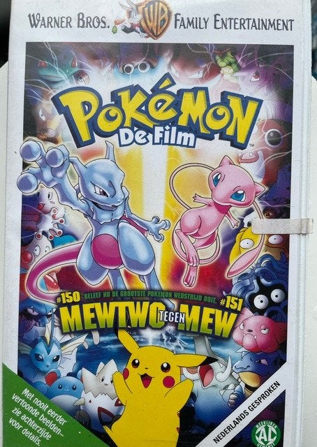 Pokemon VHS Video film, Nederlands ondertiteld, Alle leeftijden, Kinderfilm, Ophalen of Verzenden