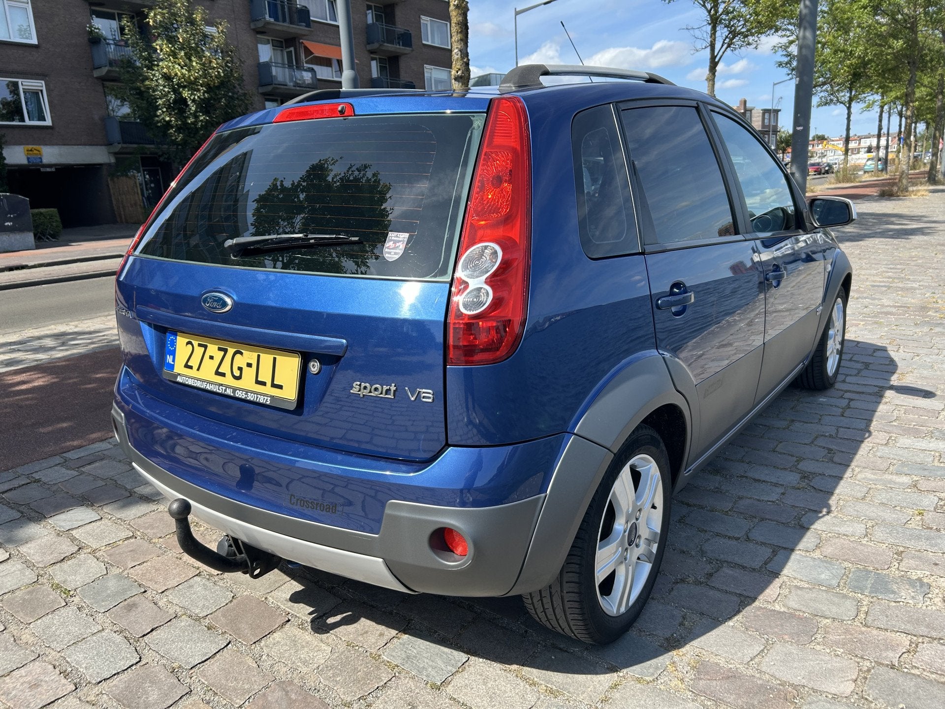 Ford Fiesta 1.4-16V Crossroad airco apk keurige auto, Voorwielaandrijving, Stof, Zwart, Origineel Nederlands