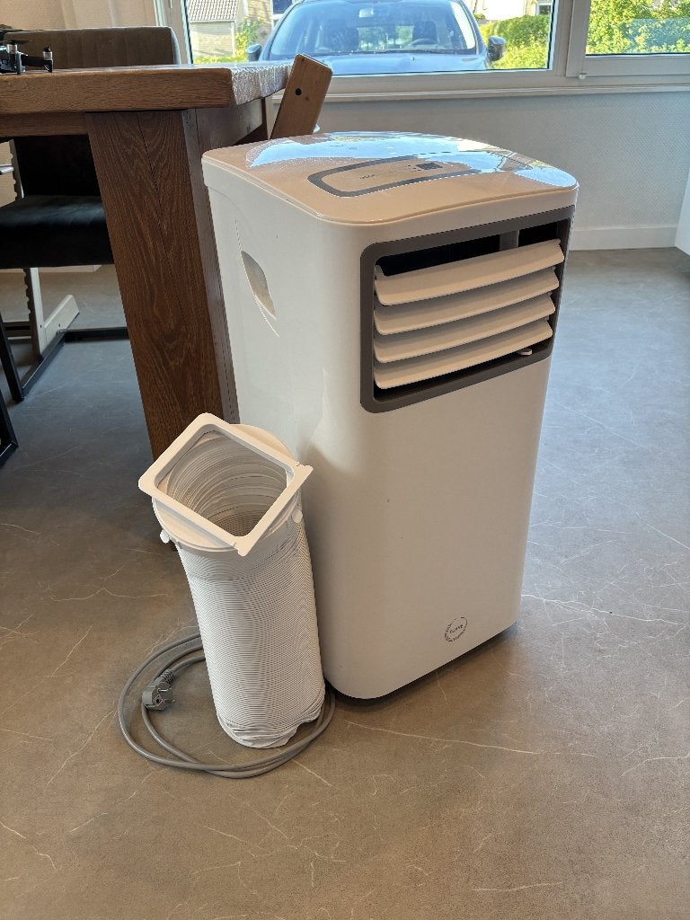 Fuave ACS09K01 mobiele airco – 9000 BTU, Ophalen, Timer, Koelen en Ontvochtigen, Minder dan 60 m³