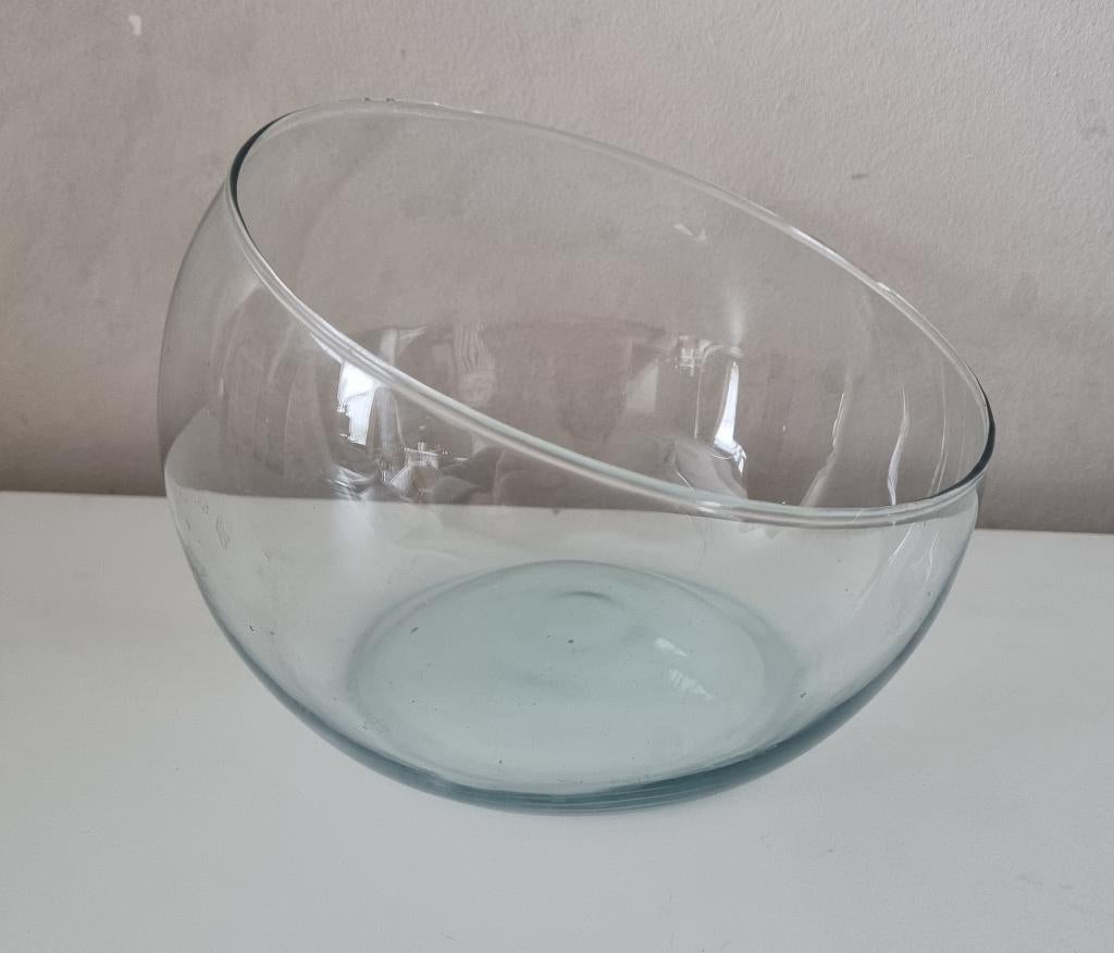 Glazen pot voor vetplant, Ophalen, Gebruikt, Overige kleuren, Glas