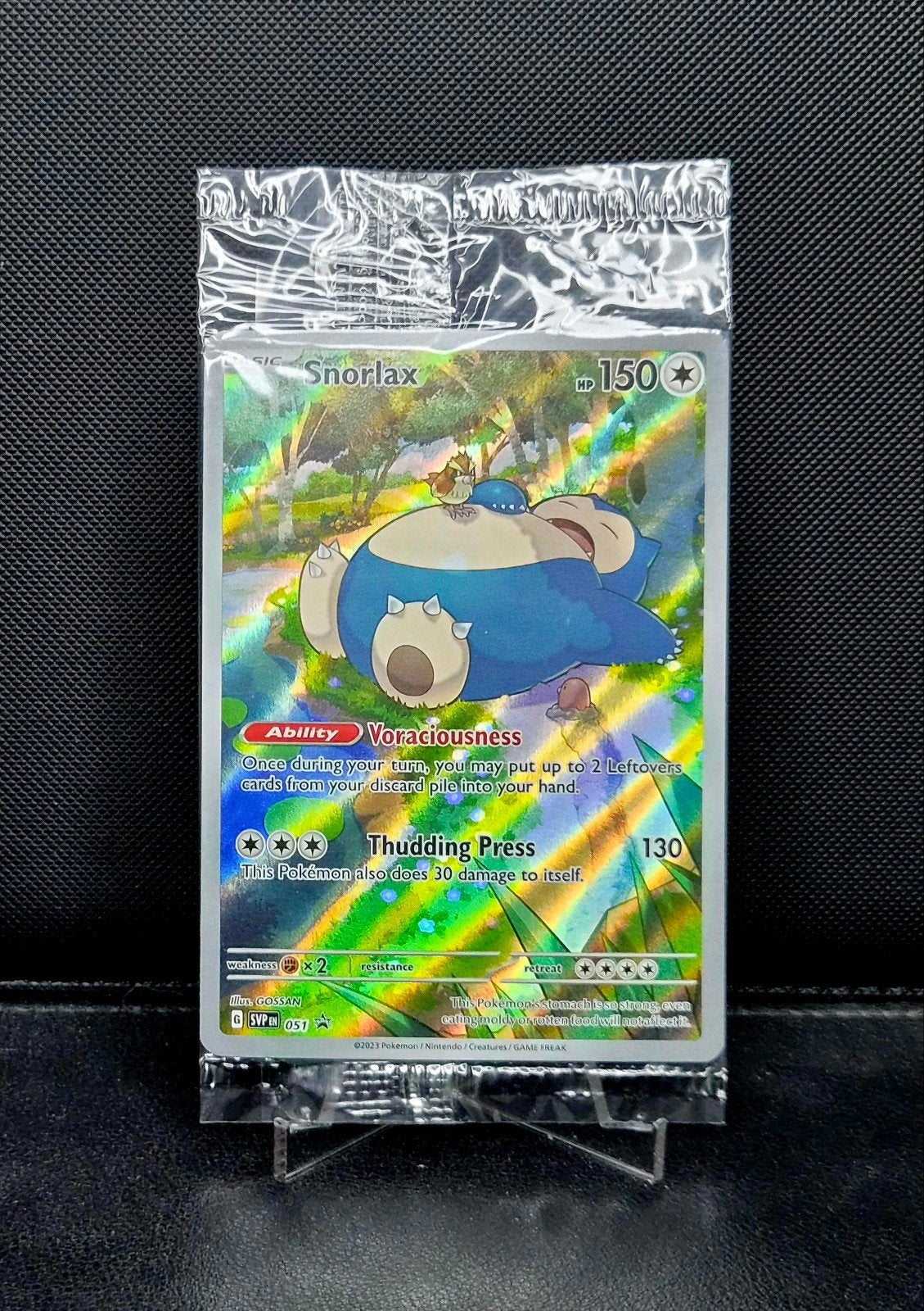 Snorlax SVP051 Promo kaart 151 Engels SEALED, Hobby en Vrije tijd, Verzamelkaartspellen | Pokémon, Zo goed als nieuw, Ophalen of Verzenden