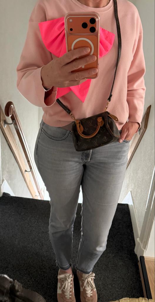 Louis Vuitton Speedy Nano Monogram Canvas, Ophalen of Verzenden, Gebruikt, Bruin, Schoudertasje