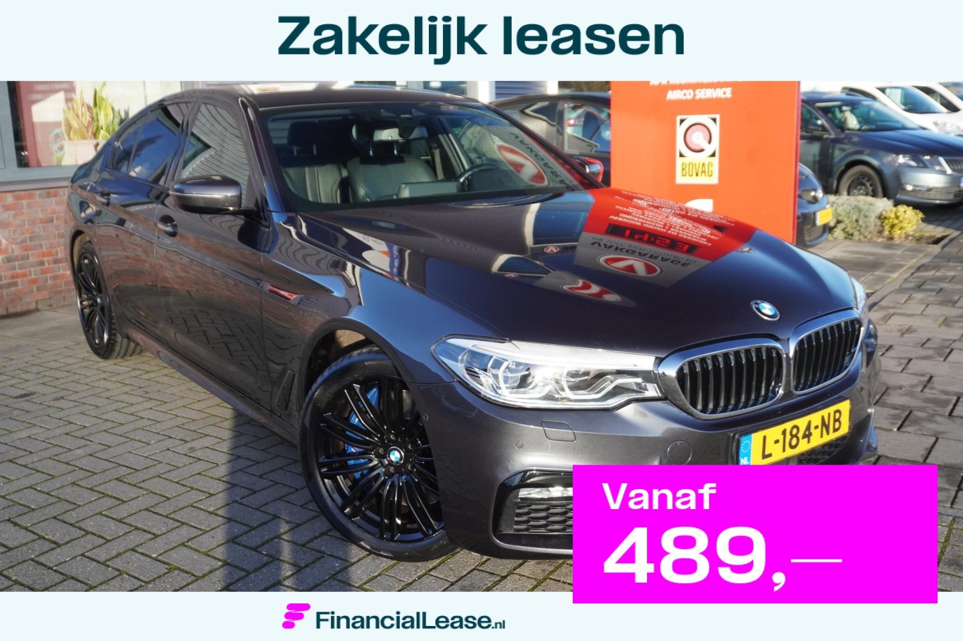 BMW 5-serie 540i xDrive High Executive; M Sport; Camera; HUD, Automaat, Dealer onderhouden, Gebruikt, 2000 kg