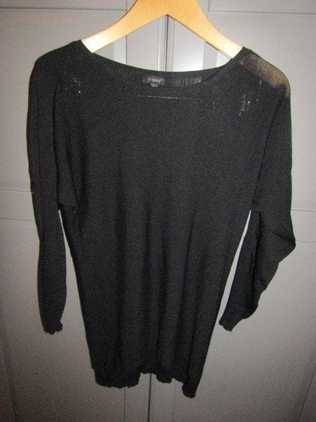 G644 G-Maxx mt M trui tuniek zwart fijn gebreid, Kleding | Dames, Truien en Vesten, Maat 38/40 (M), Verzenden, Zwart, Zo goed als nieuw
