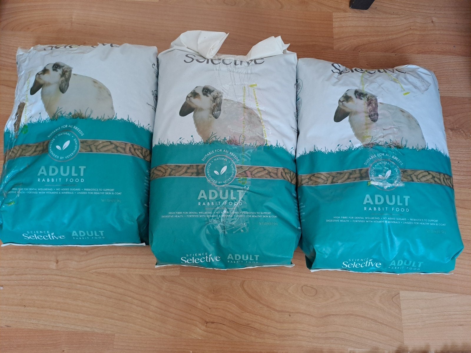 Selective adult konijnenvoer 3x3kg, Dieren en Toebehoren, Ophalen of Verzenden, Knaagdier of Konijn
