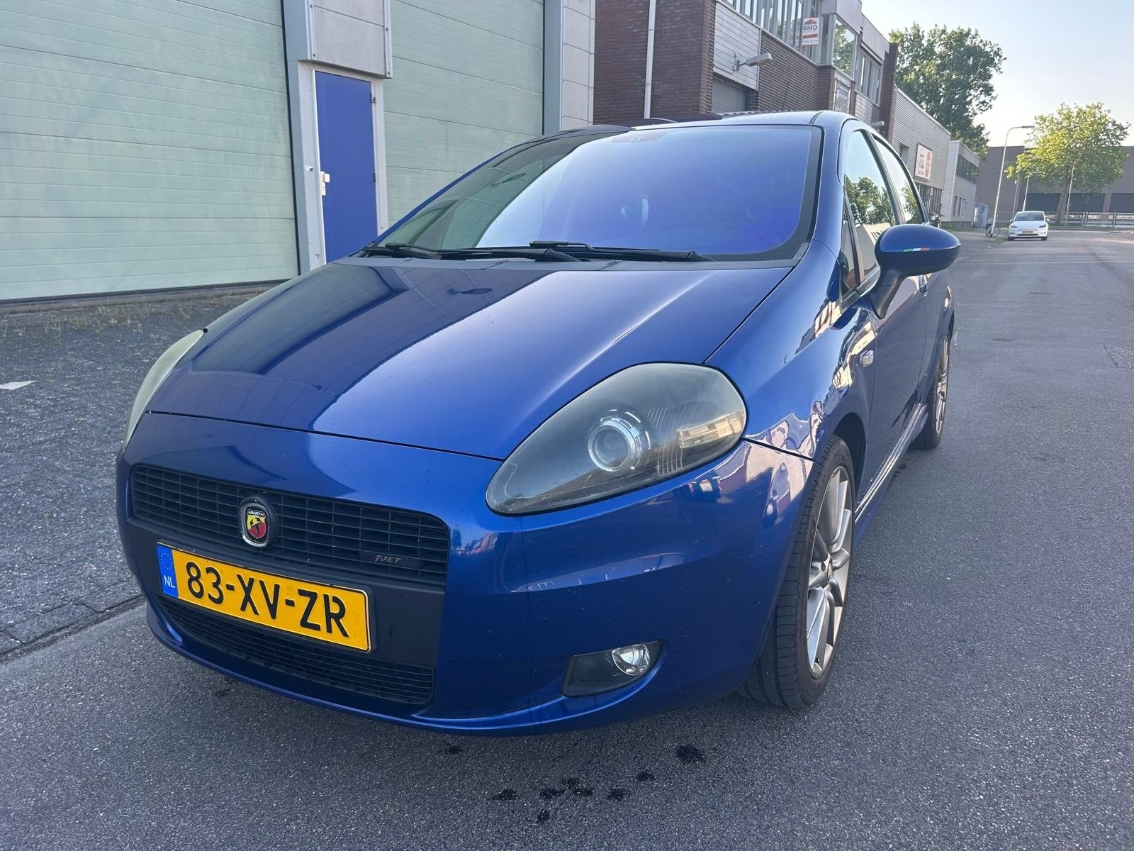 Fiat Punto 1.4 16V Turbo 5DR 2007 Blauw, Voorwielaandrijving, Euro 5, 1145 kg, Zwart