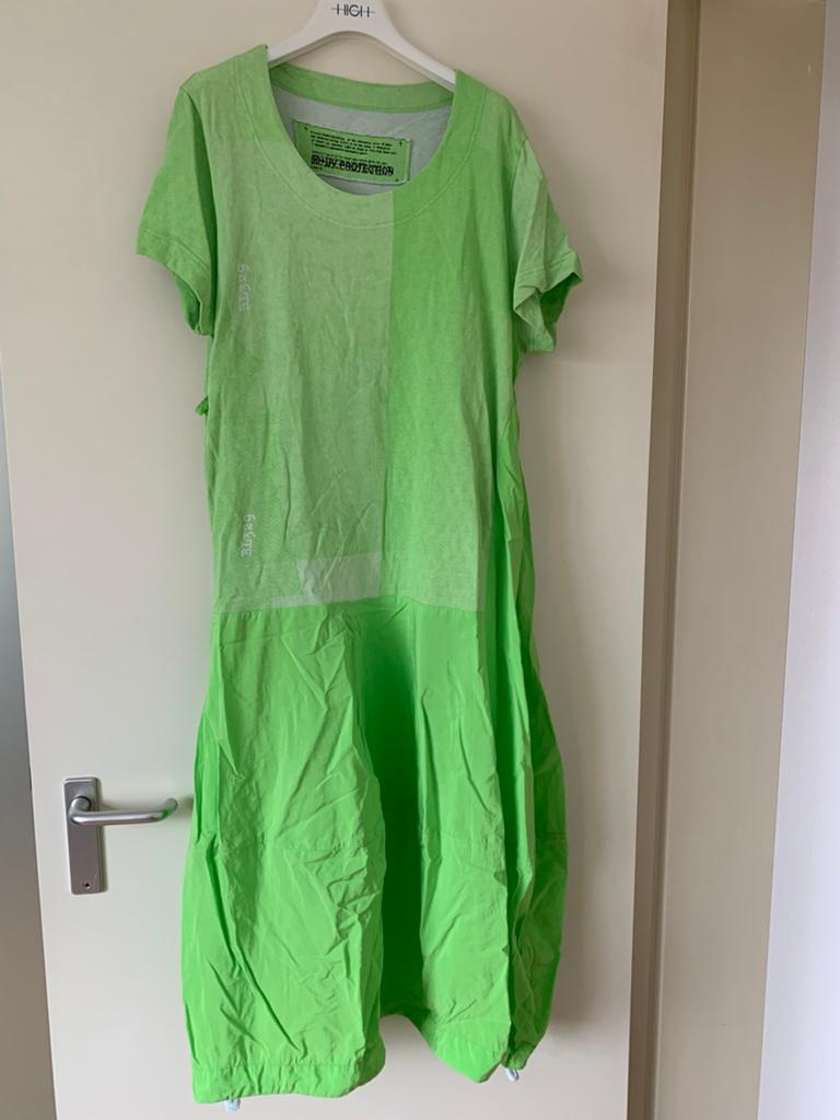 Rundholz, groene zomerjurk, maat XL, Kleding | Dames, Jurken, Zo goed als nieuw, Maat 46/48 (XL) of groter, Groen, Onder de knie
