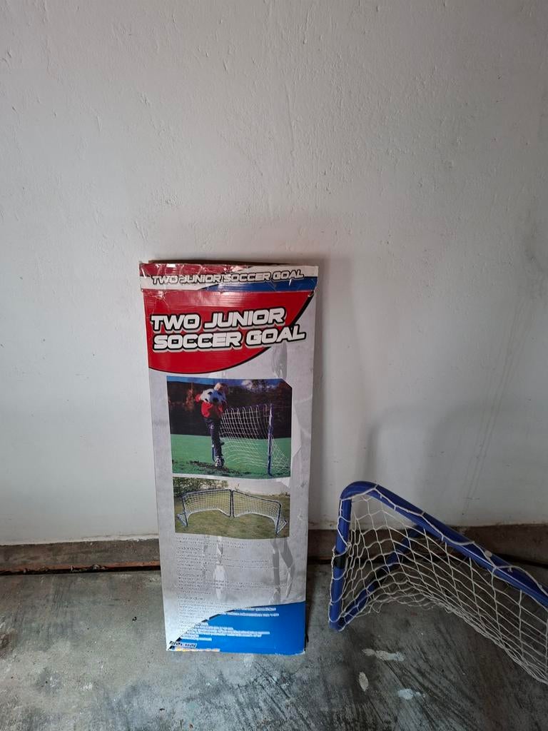 2 compacte voetbal goals, Sport en Fitness, Voetbal, Overige typen, Ophalen of Verzenden