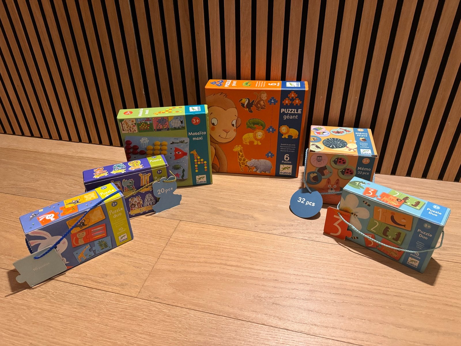 6 Djeco Puzzels voor Kinderen (3+ jaar), Ophalen of Verzenden, Gebruikt, 2 tot 4 jaar