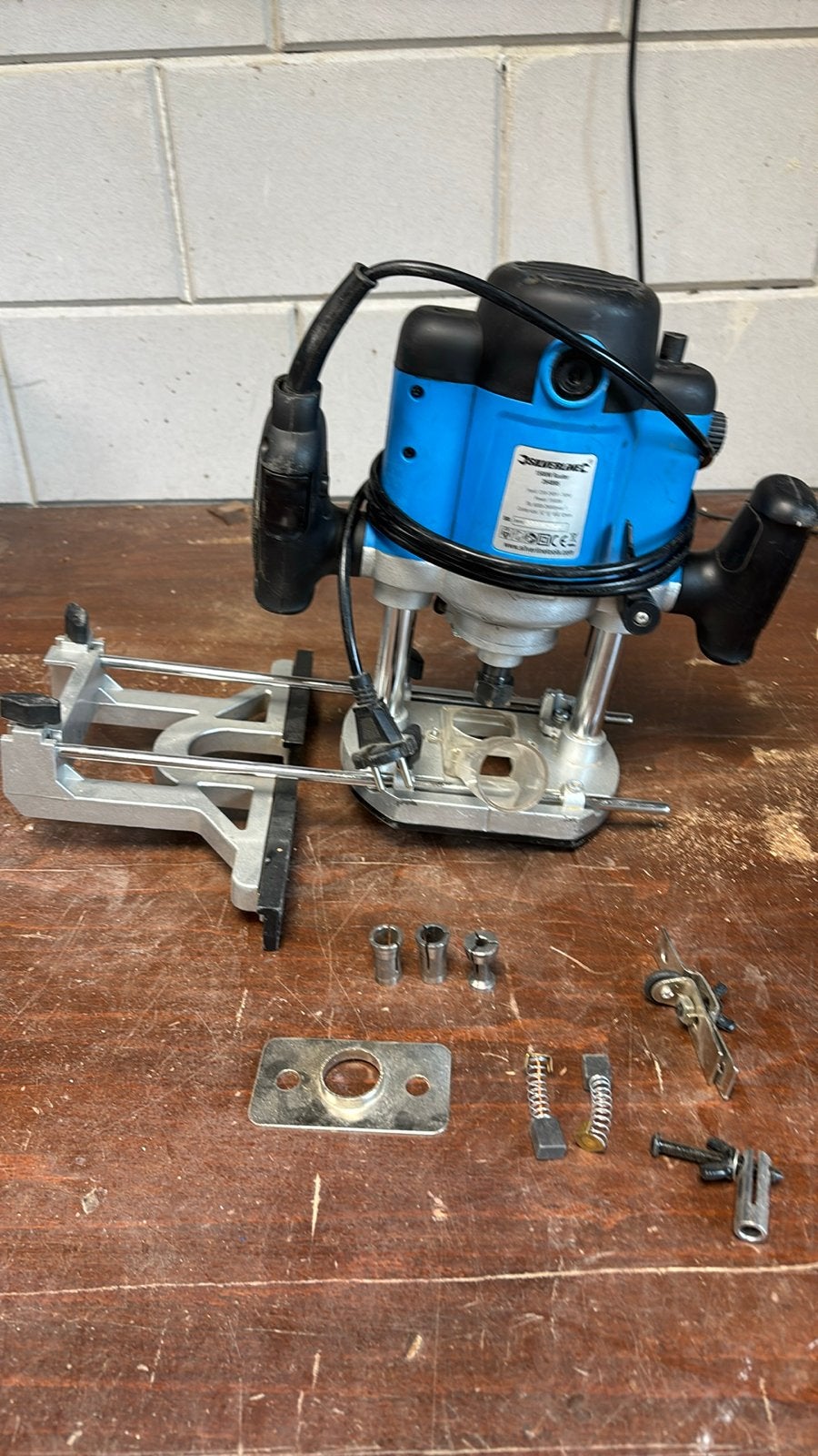 Bovenfrees 1500w silverline, Doe-het-zelf en Verbouw, Gereedschap | Freesmachines, Ophalen of Verzenden, Gebruikt, Elektrisch