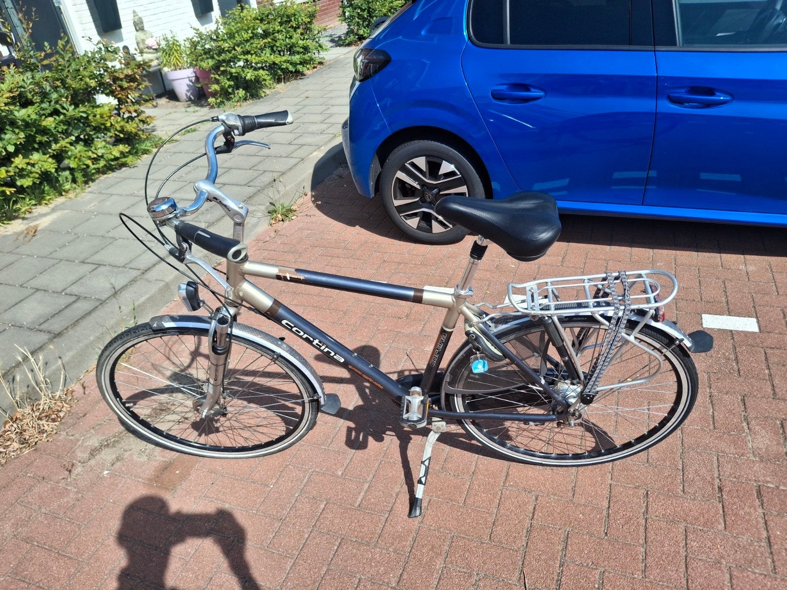 Cortina fiets met versnellingen en bagagedrager, Versnellingen, Schijfrem, Ophalen, Overige merken