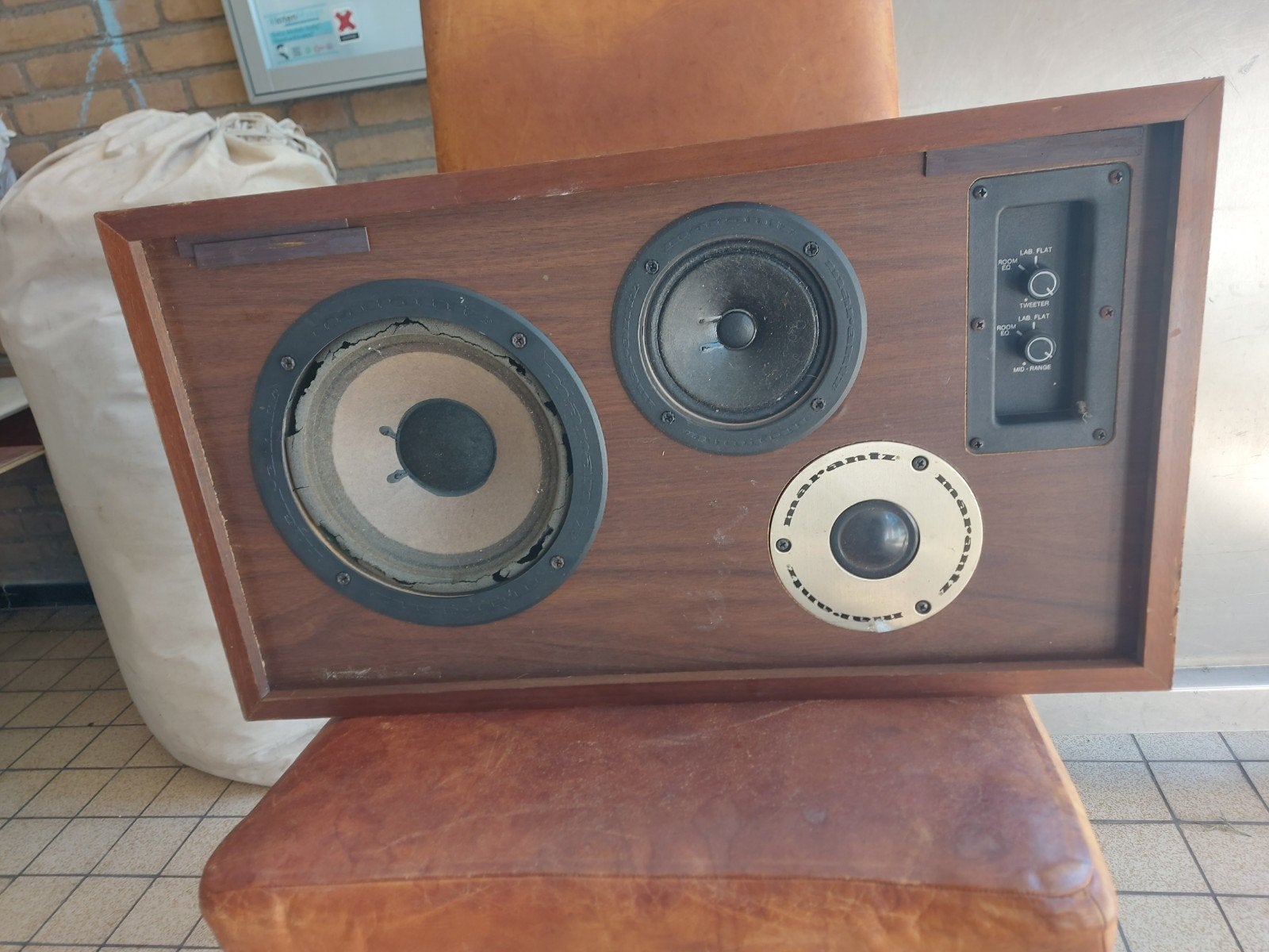 Marantz HD55 Vintage Luidspreker - Gebruikt, Gebruikt, 60 tot 120 watt, Boekenplank luidspreker, Ophalen