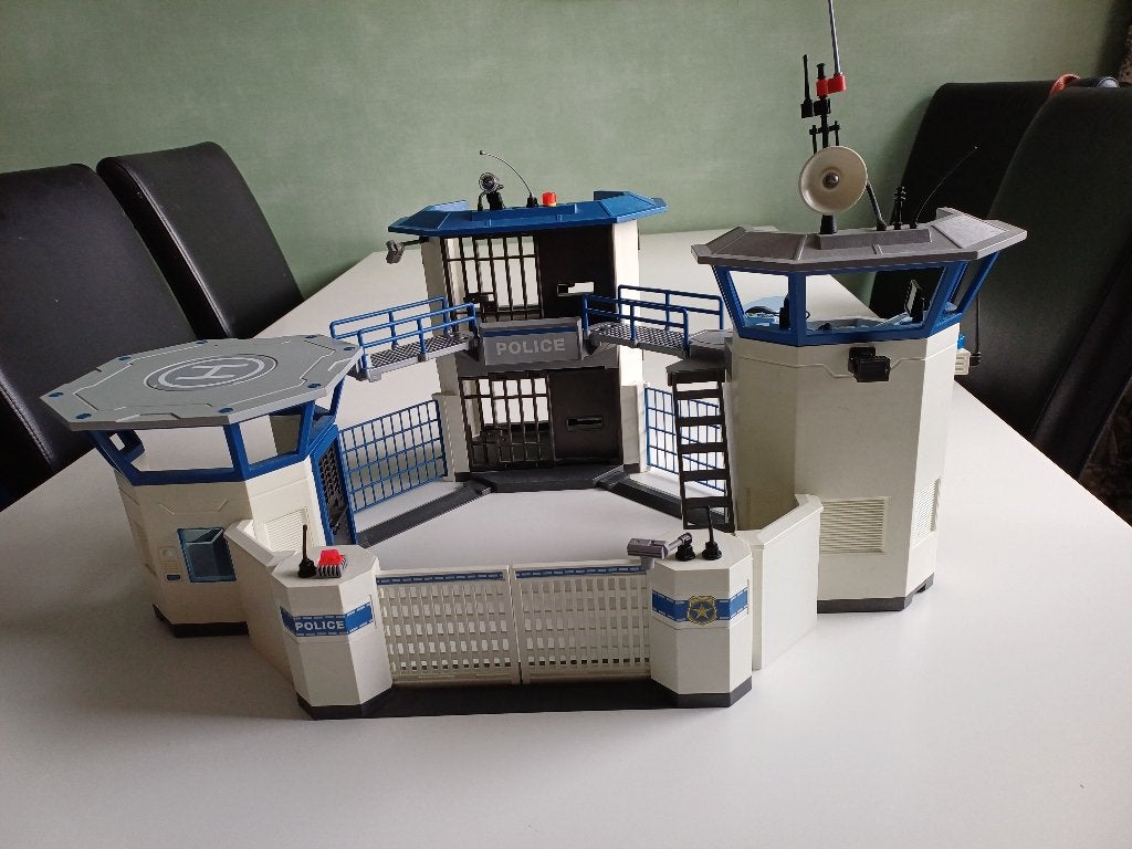 Playmobil Politiebureau met gevangenis - 6919, Gebruikt, Gebouw, Complete set, Ophalen of Verzenden