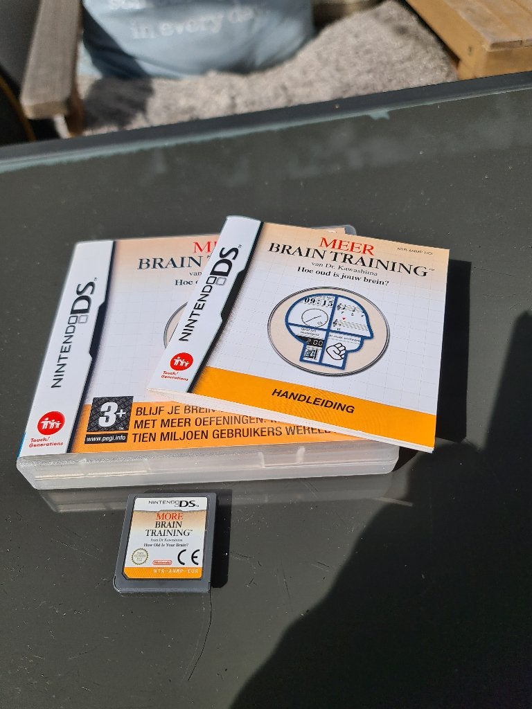 Meer Brain Training, Puzzel en Educatief, 1 speler, Ophalen of Verzenden, Zo goed als nieuw