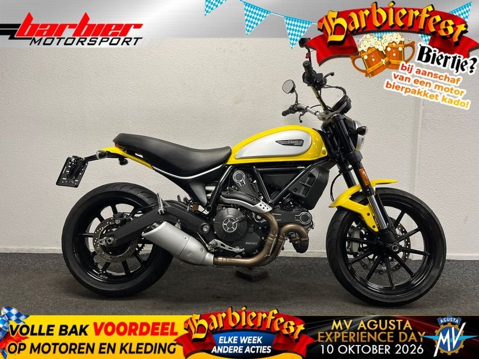 ️️Prachtige Ducati SCRAMBLER ICON (2017)️️, 2 cilinders, Motorrijbewijs A, Bedrijf, Onbekend