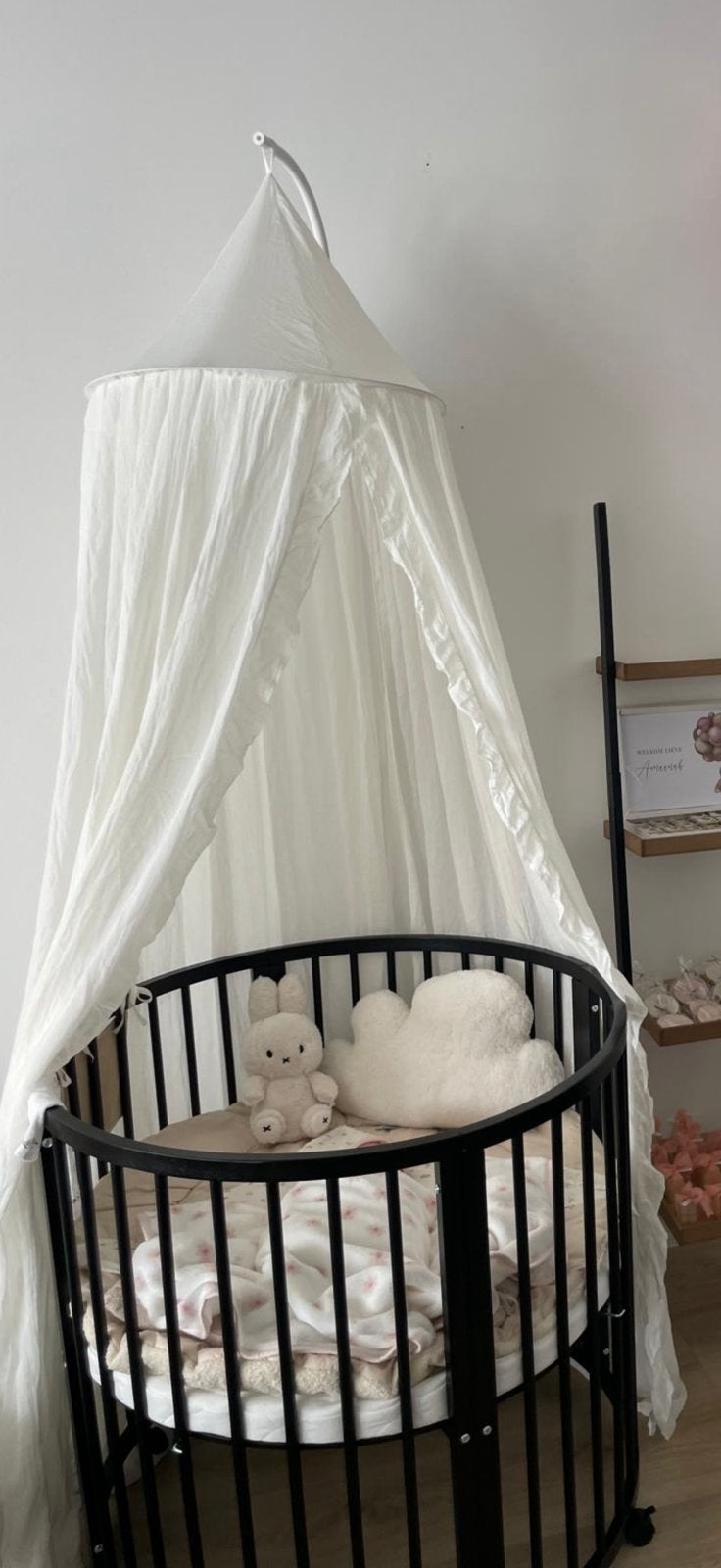 Baby box zwart rond met wieltjes 92x92x80,5 cm, Kinderen en Baby's, Ophalen, Zo goed als nieuw, Rond