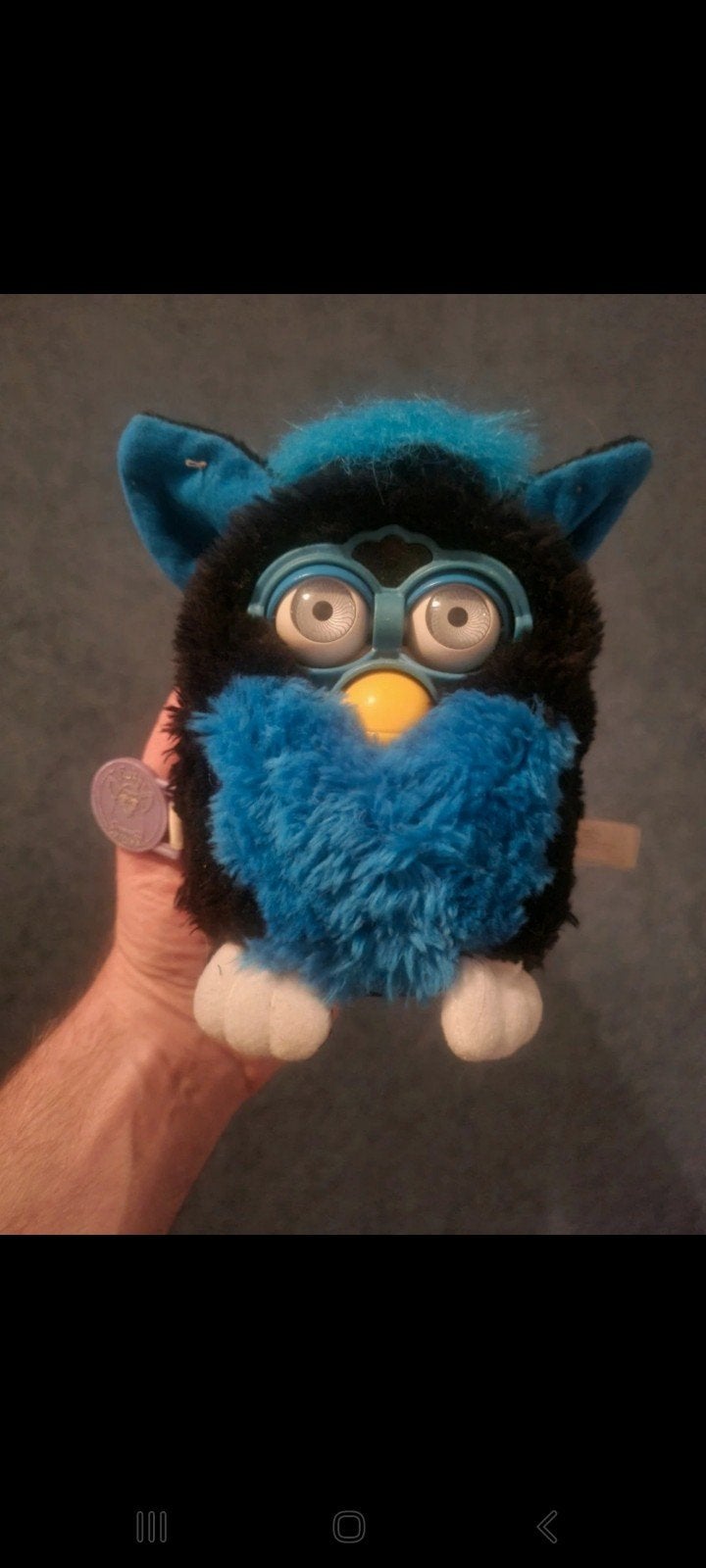 Vintage Furby Blueberry, Overige merken, Met geluid, Overige karakters, Overige typen