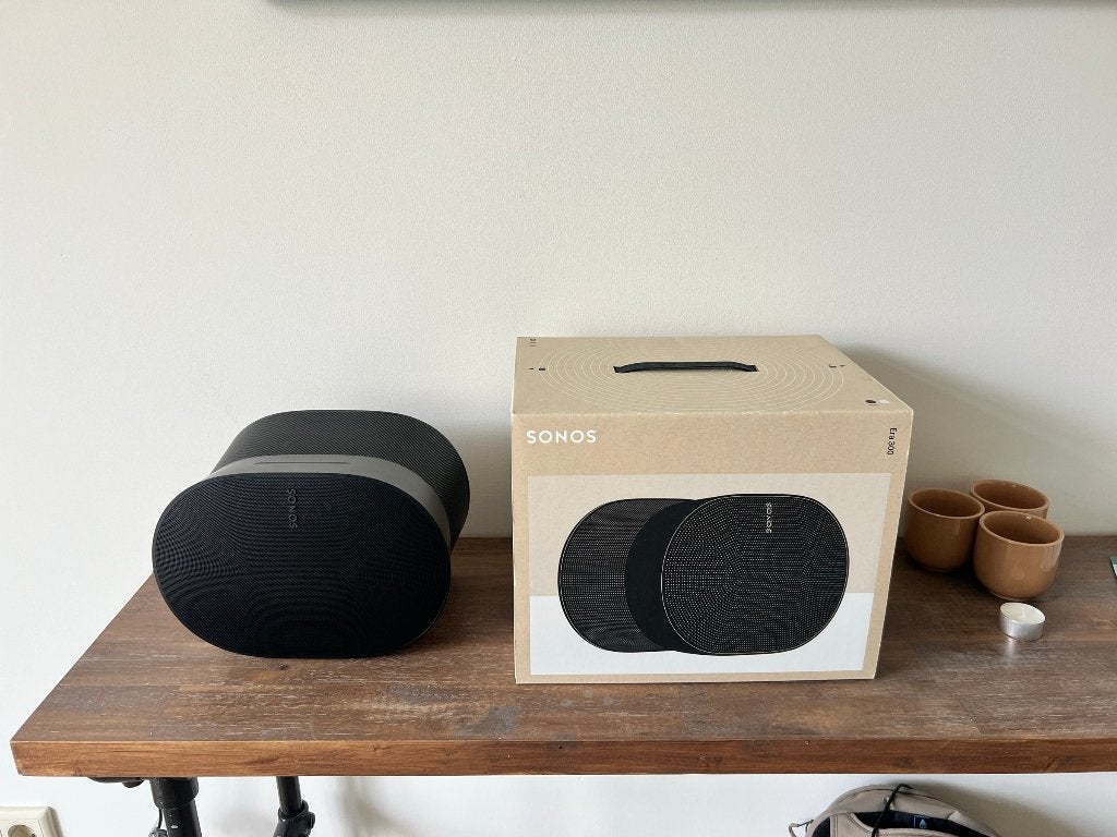Sonos Era 300 zwart met originele doos, Ophalen, Slimme speaker, Zo goed als nieuw, Sonos