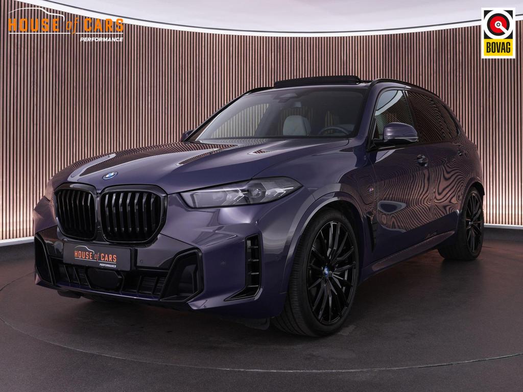 BMW X5 xDrive50e |BTW-auto|M-sport|individual|panoramadak|Ha, Gebruikt, 2395 kg, Blauw, 489 pk