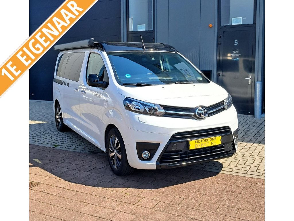 Dethleffs Crosscamp Flex Toyota van 1ste eigenaar, Caravans en Kamperen, Campers, Bedrijf, Diesel, 4 tot 5 meter, Achteruitrijcamera