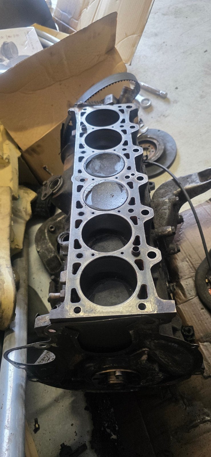 M20b25 ix onderblok plus compleet ix voor onderstel, Ophalen, Gebruikt, BMW