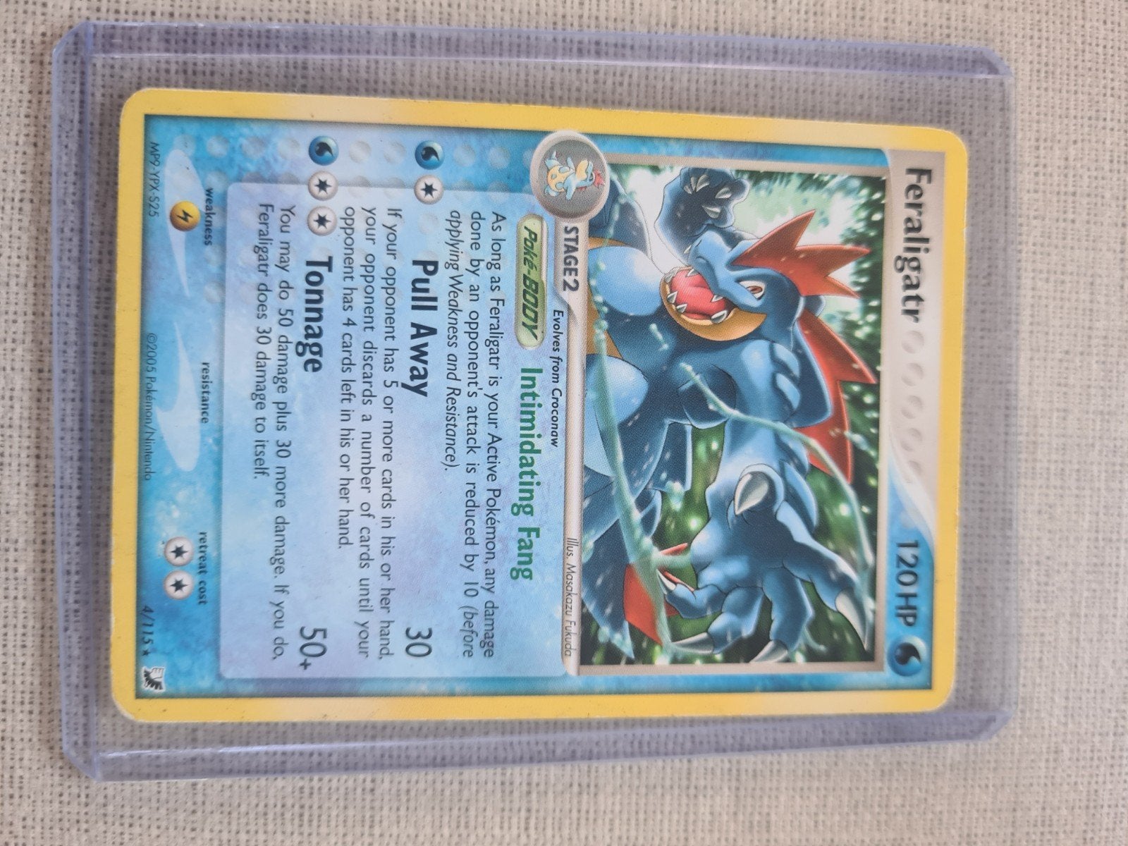Feraligatr 4, Ophalen of Verzenden, Gebruikt, Losse kaart