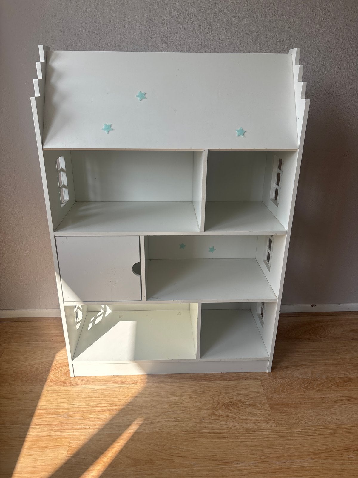 Leuk poppenhuis boekenkastje voor kinderkamer, Ophalen, Gebruikt, Overige merken, Wit