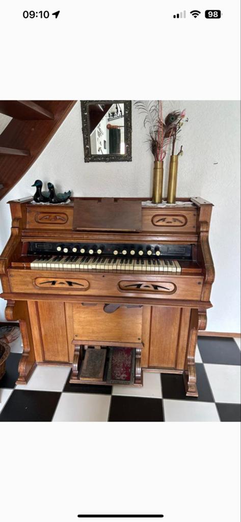 Antiek Reed Organ Orgel Instrument, Ophalen, Gebruikt, Harmonium