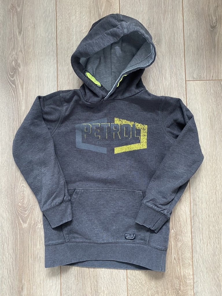 Donkergrijze sweater van Petrol maat 140, Ophalen of Verzenden, Gebruikt, Jongen, Trui of Vest