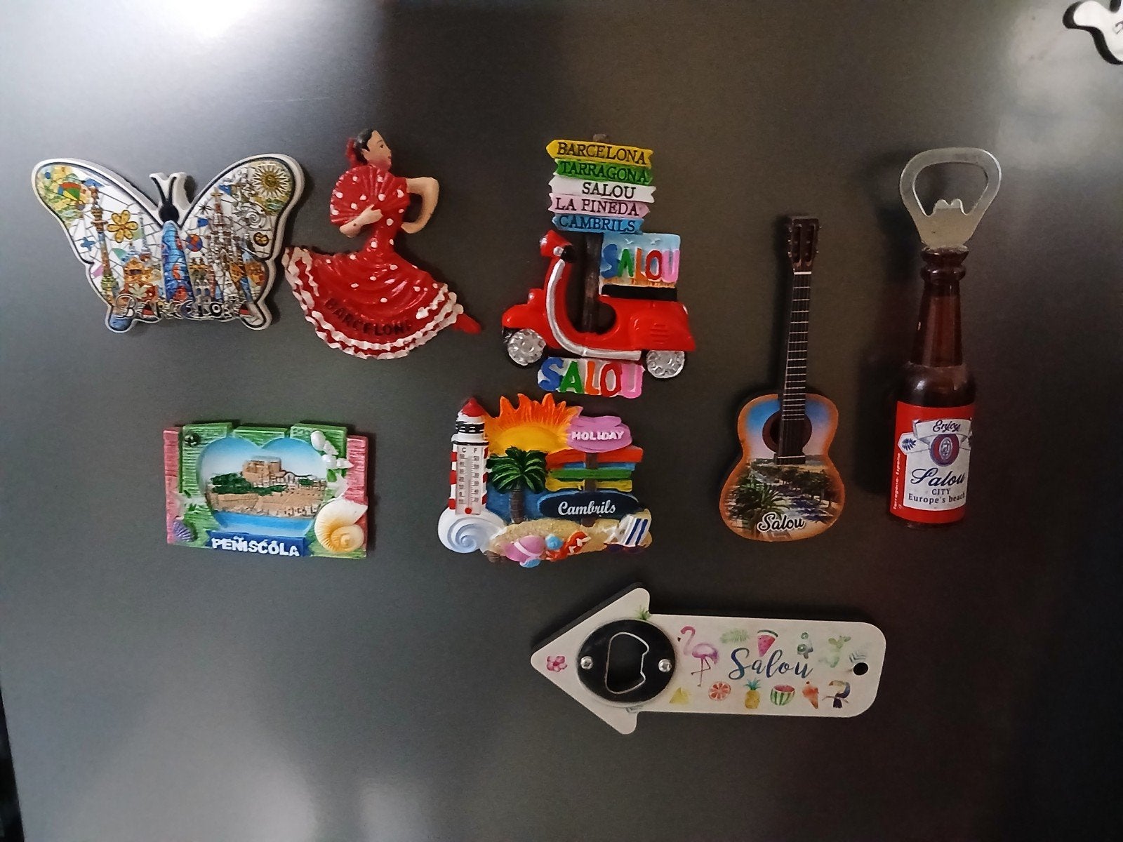 Diverse koelkastmagneten - Spanje souvenirs, Verzamelen, Overige Verzamelen, Ophalen of Verzenden, Zo goed als nieuw