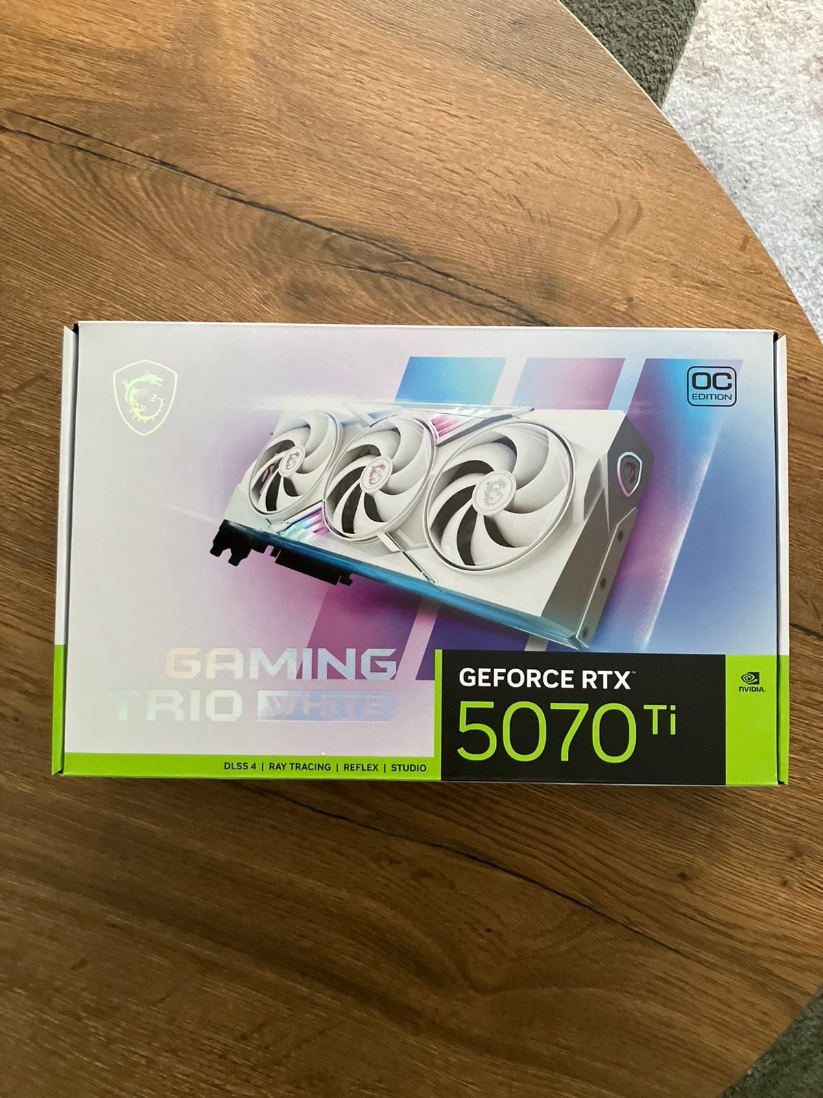 *NIE RTX 5070 TI MSI Gaming Trio White 16GB videokaart, Computers en Software, Videokaarten, GDDR6, Nieuw, Ophalen of Verzenden