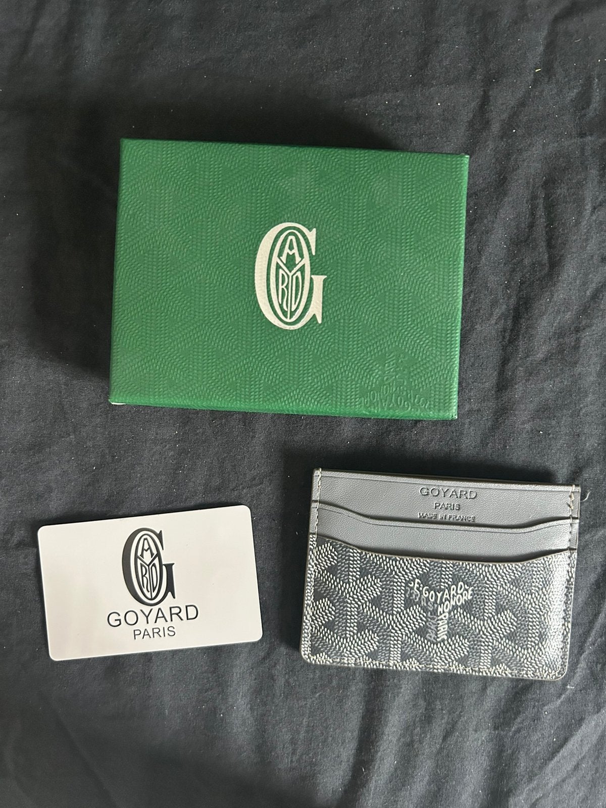 Goyard paris card holder, Verzenden, Gebruikt, Grijs, Overige merken