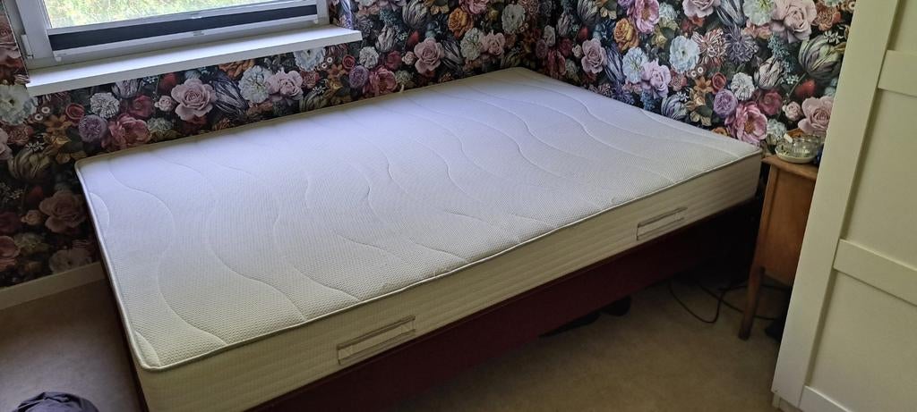 Auping bed 140x200, Gebruikt, Tweepersoons, Hout, 140 cm